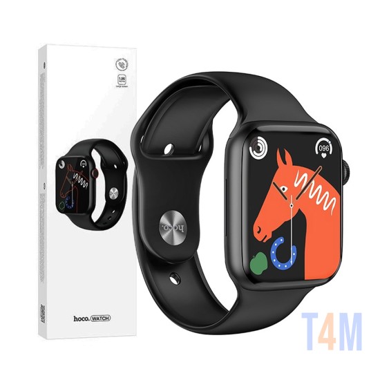 Smartwatch Esportivo Hoco Y12 1,96" (Versão para Chamada) Preto